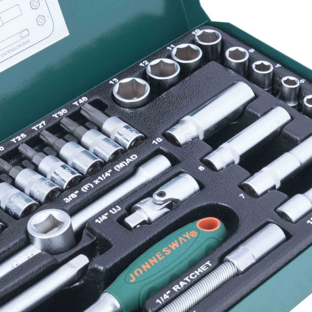 JONNESWAY - Juego De Dados 14 41 Piezas S04h2141s