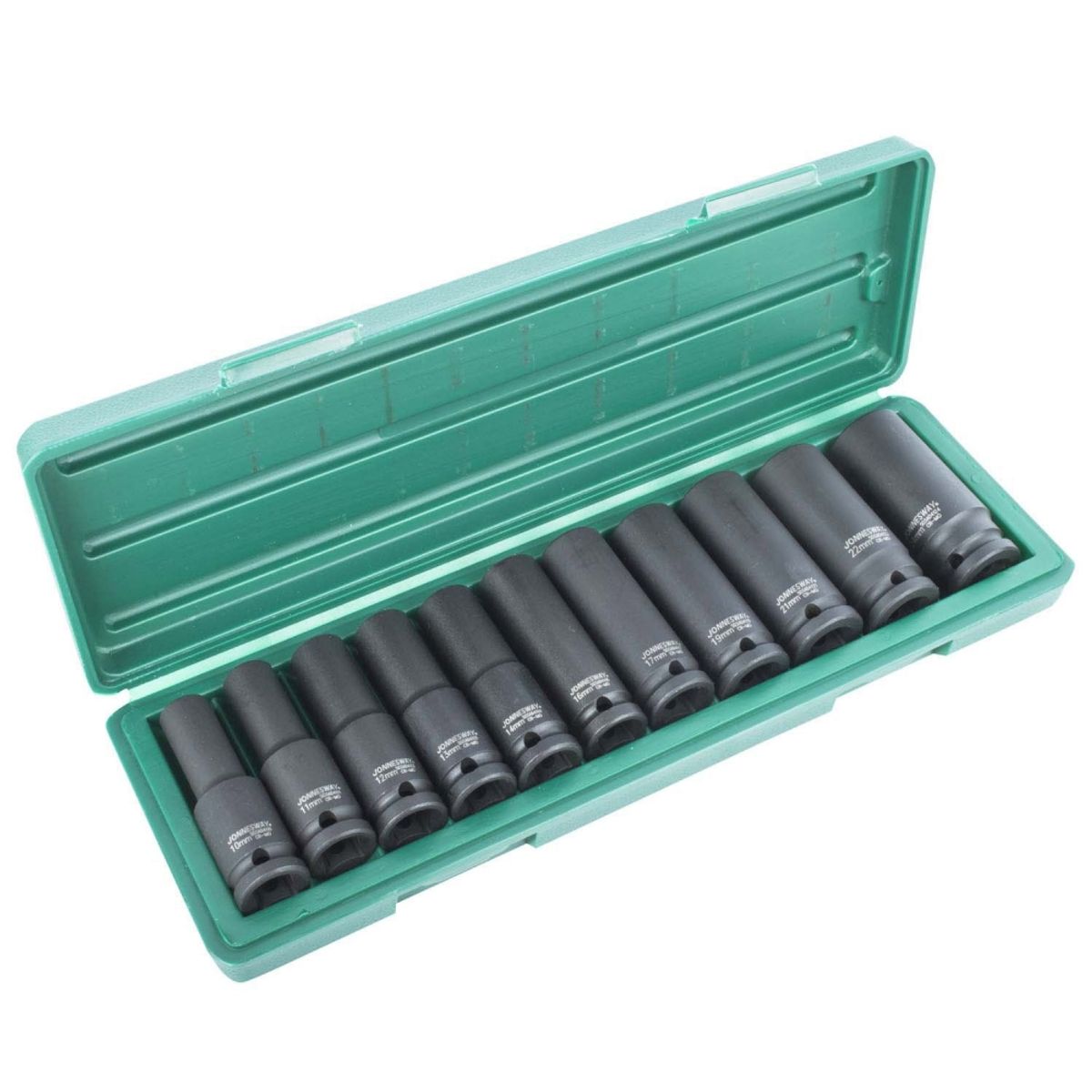 JONNESWAY - Caja De Dados De Impacto 12 11 Piezas Cs03ad4111