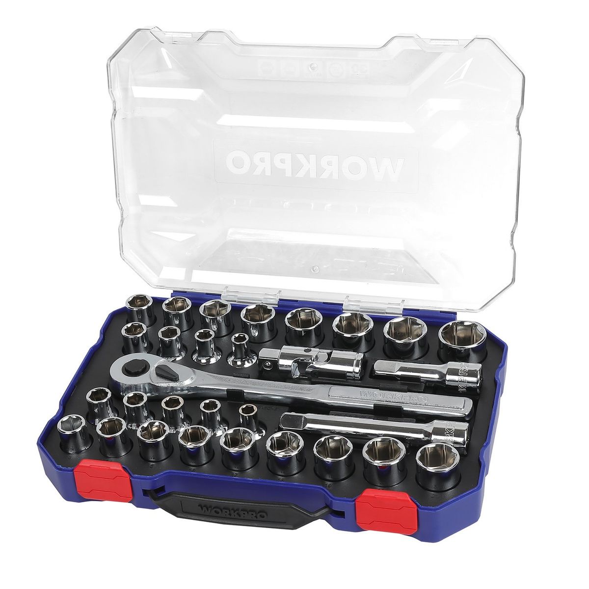 WORKPRO - Juego De Dados 12 Pulgadas 30 Piezas Workpro