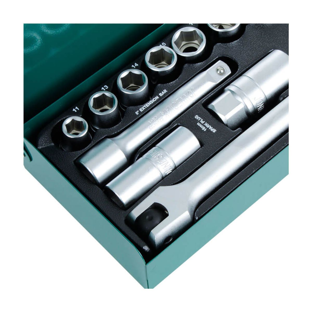 JONNESWAY - Juego de Dados Hexagonales Jonnesway de 1/2 - 18 Piezas (mm)