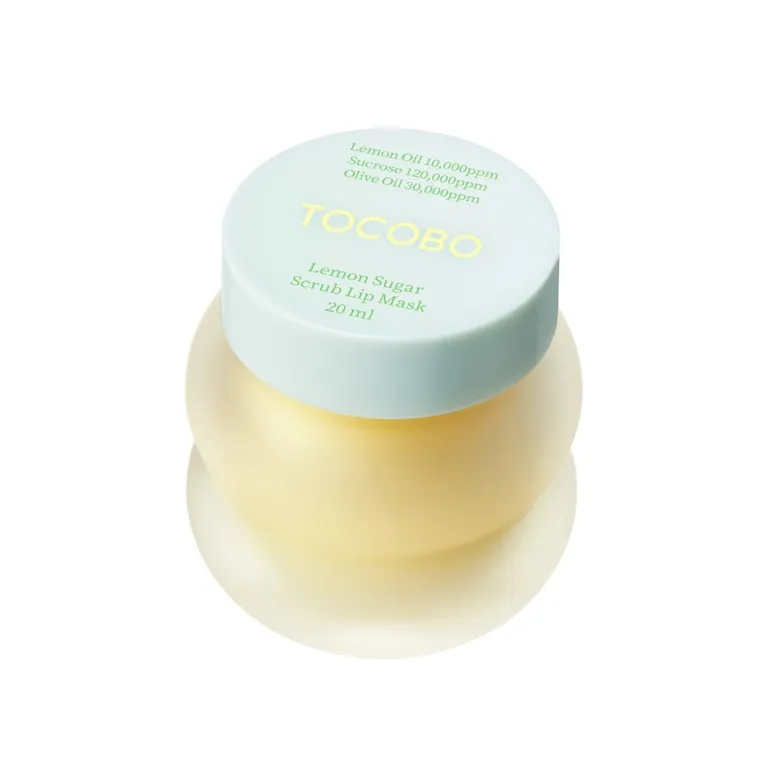 Mascarilla de labios exfoliante vegana