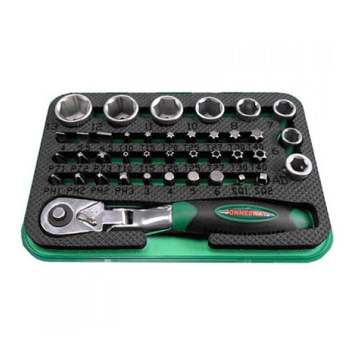 JONNESWAY - Juego De Dados 14  mini 40 Piezas Rd020402s