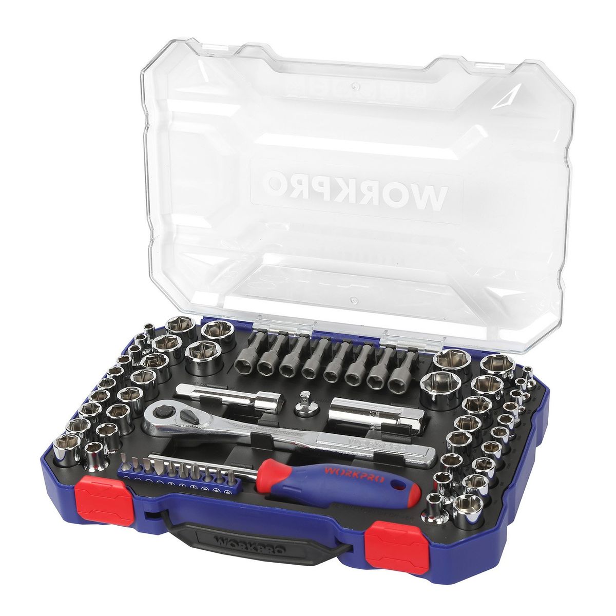 WORKPRO - Juego Herramientas Combinadas 170 Pieza Cplastica