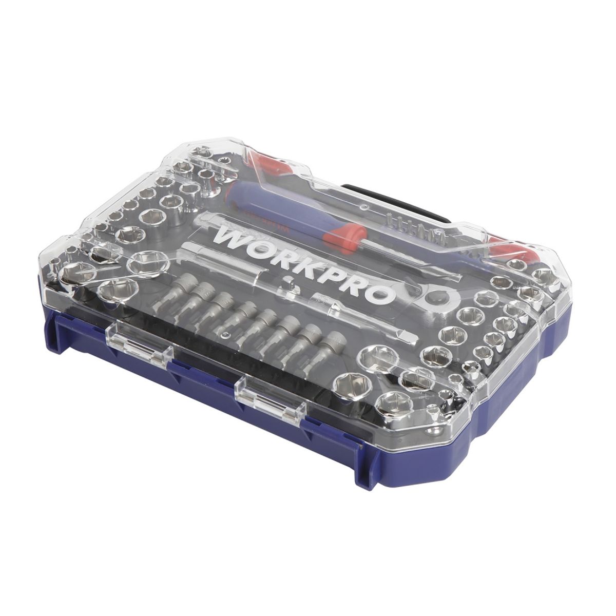 WORKPRO - Juego Herramientas Combinadas 170 Pieza Cplastica