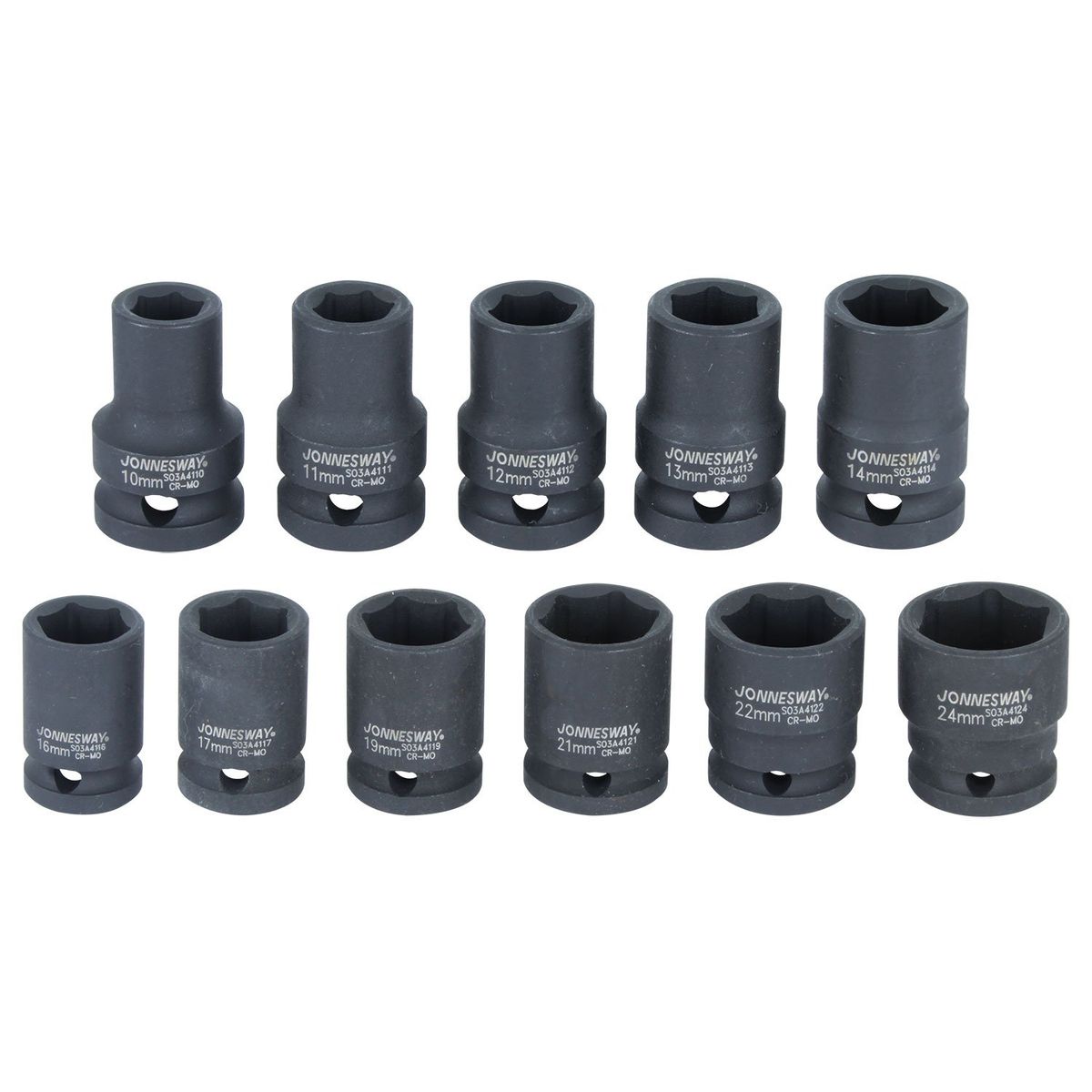 JONNESWAY - Juego De Dados 12 11 Piezas S03a4111s