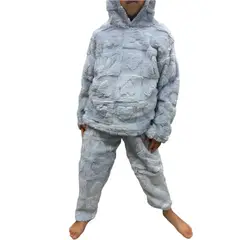 DIANA - CONJUNTO DE PIJAMA NIÑA GRIS