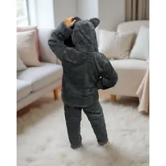 DIANA - CONJUNTO DE PIJAMA NIÑA GRIS