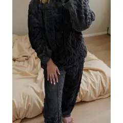 DIANA - PIJAMA MUJER ELEGANTE GRIS