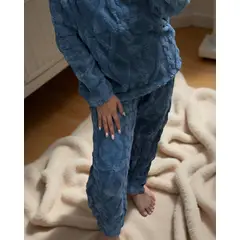 DIANA - PIJAMA MUJER ELEGANTE AZUL