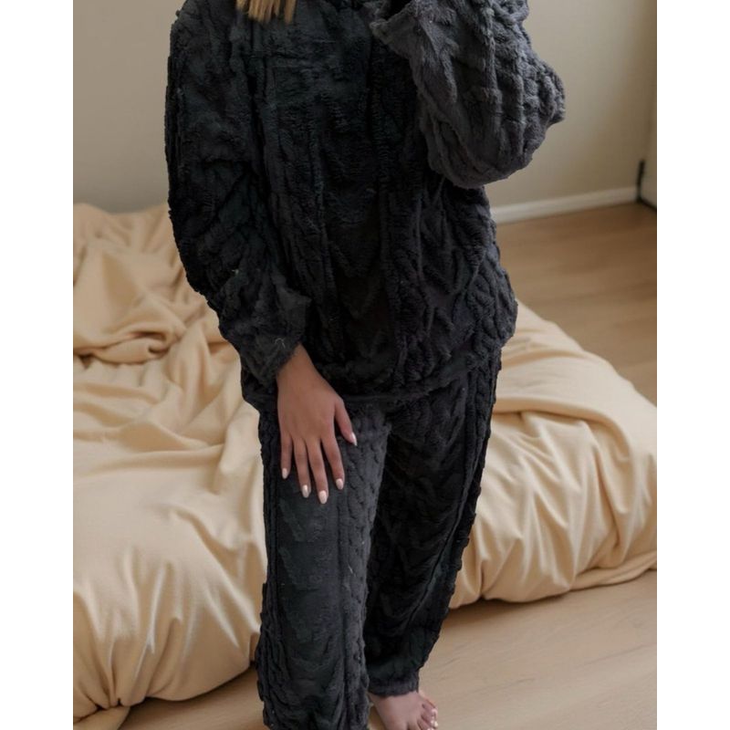 DIANA - PIJAMA MUJER ELEGANTE GRIS