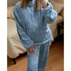 DIANA - PIJAMA DE MUJER ELEGANTE CELESTE