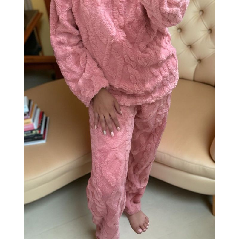 DIANA - PIJAMA DE MUJER ELEGANTE ROSA