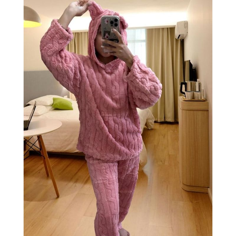 DIANA - PIJAMA DE MUJER ELEGANTE ROSA