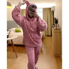 DIANA - PIJAMA DE MUJER ELEGANTE ROSA
