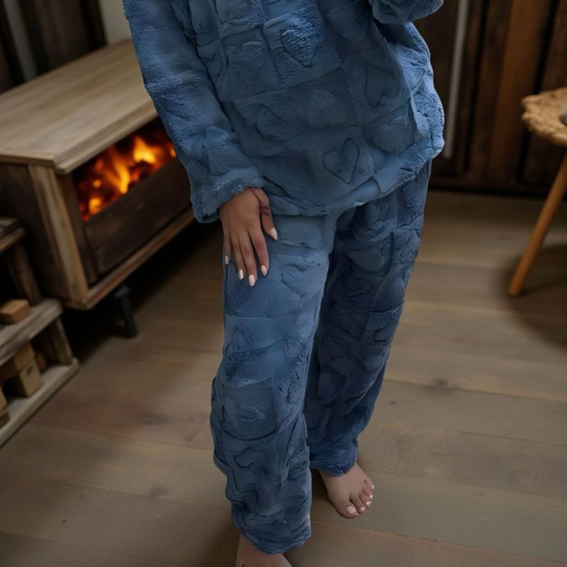 DIANA - PIJAMA DE MUJER ELEGANTE AZUL