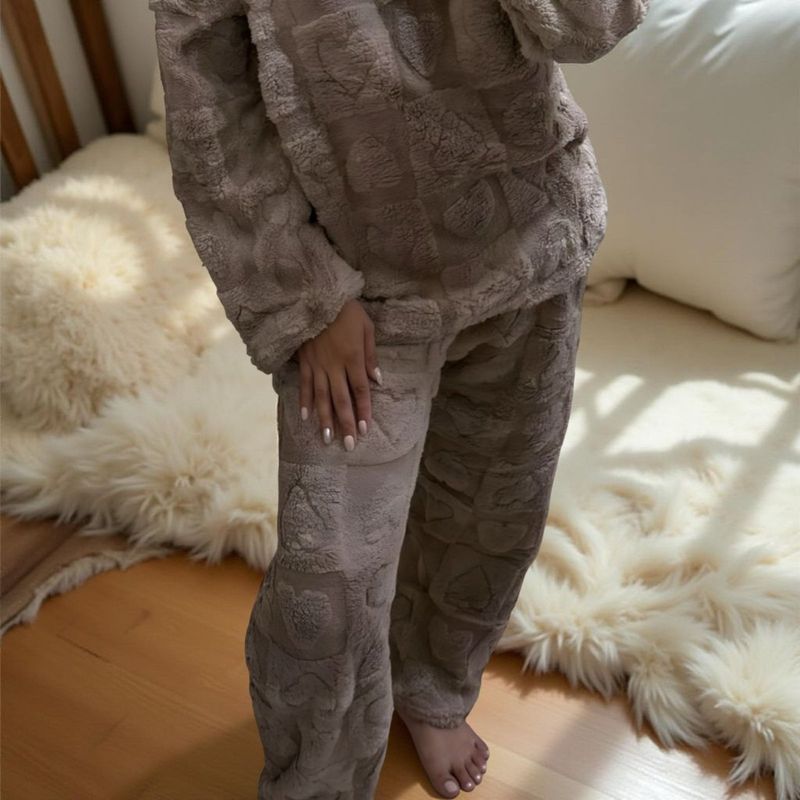 DIANA - PIJAMA DE MUJER ELEGANTE BEIGE