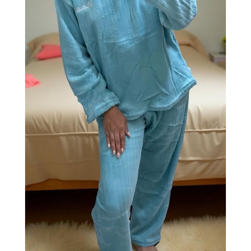 DIANA - PIJAMA DE MUJER ELEGANTE AZUL