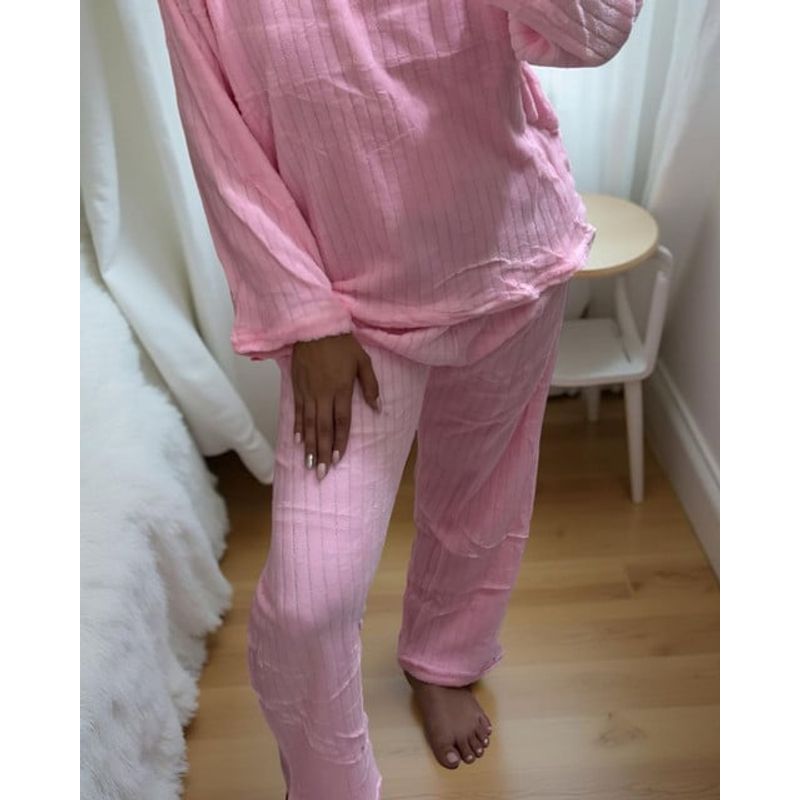 DIANA - PIJAMA DE MUJER ELEGANTE ROSA