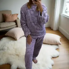 DIANA - PIJAMA DE MUJER ELEGANTE LILA