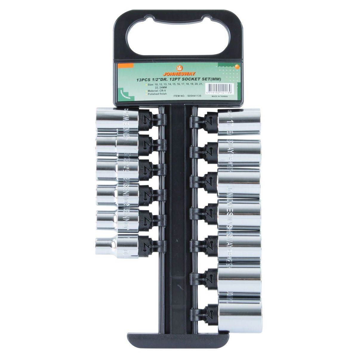 JONNESWAY - Juego De Dados 12¨ 13 Piezas S05h4113s