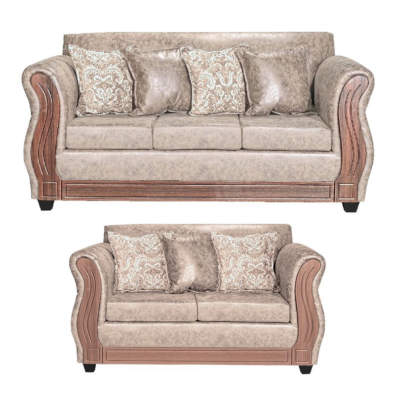 ADONIS LEUDH - Living 3+2 Caburgua Envejecido Beige x