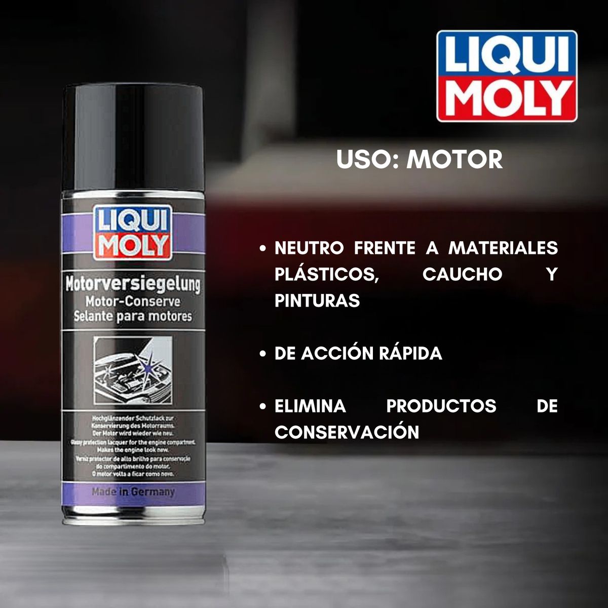 LIQUI MOLY - Spray Barniz Protector Liquimoly Versiegelung 400ml X2