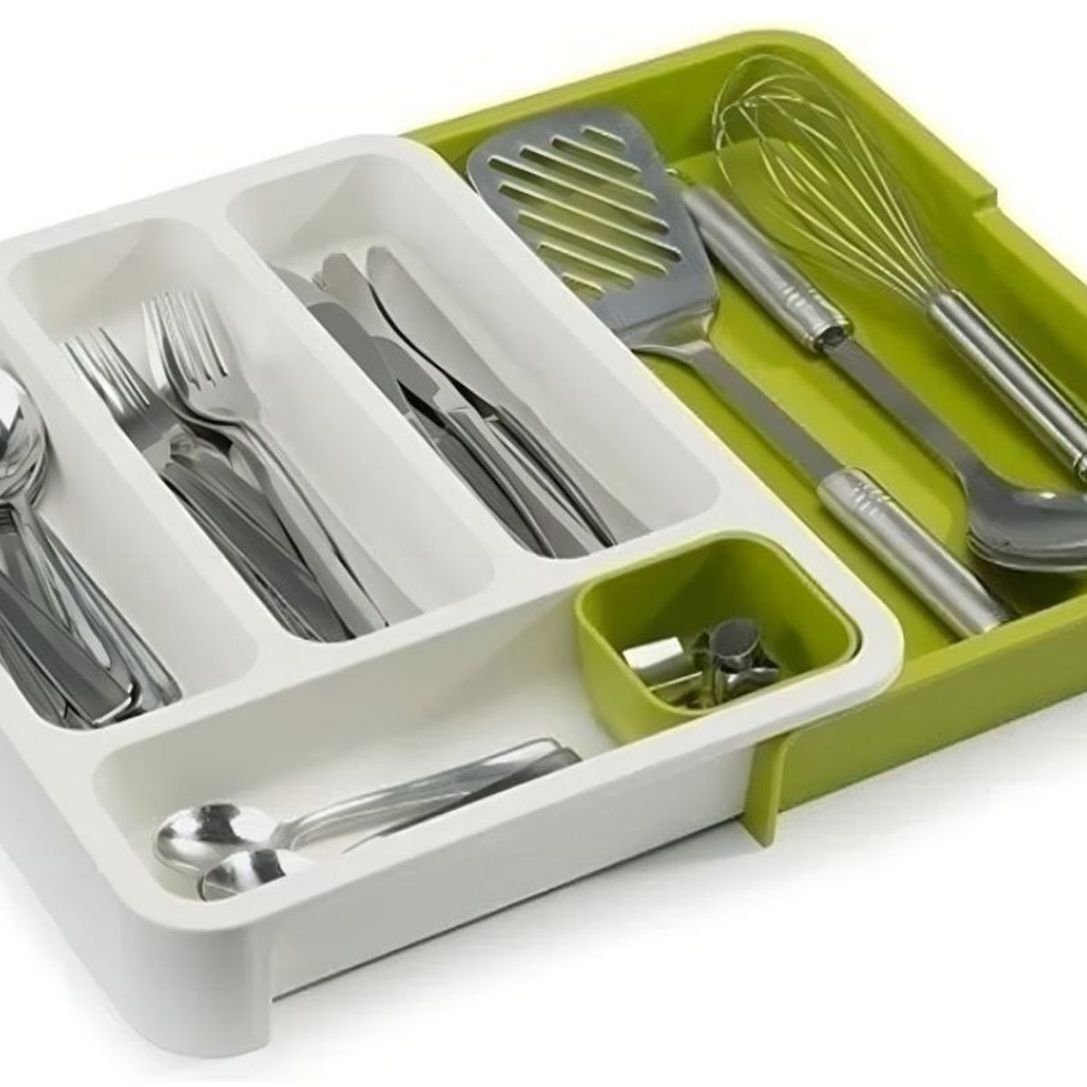 GENERICO - Organizador De Cubiertos Cuchillos Extensibles Ajustable