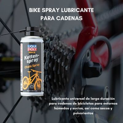 Imagen 2 del producto Lubricante cadena bicicleta LiquiMoly Bike Kettenspray 400ml