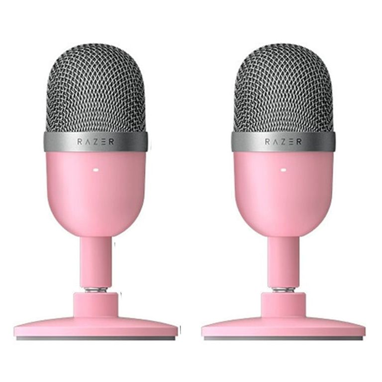 Set 2 Razer Seiren Mini USB Streaming Microphone - Rosa | Sodimac Chile