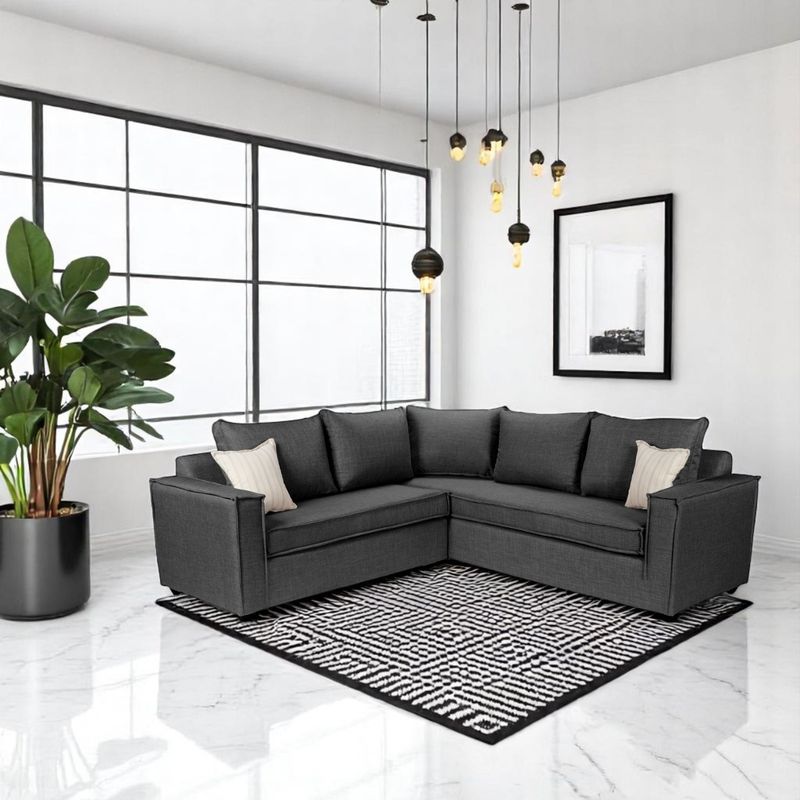 SITIAL HOME - SECCIONAL MATILDA MARENGO CON RESORTES POCKET