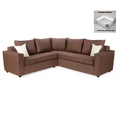 SITIAL HOME - SECCIONAL MATILDA CAFE CON RESORTES POCKET
