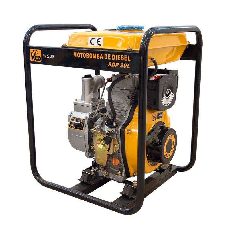 SDS POWER - Motobomba Diesel 2 Arranque Manual Sdp20l