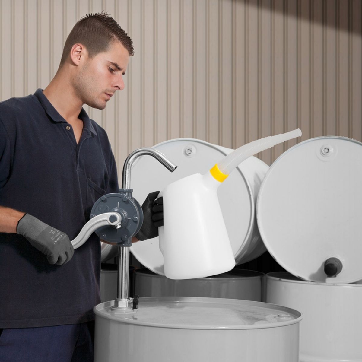 SAMOA - Bomba Manual Trasvasije Rotatoria Aluminio 308010