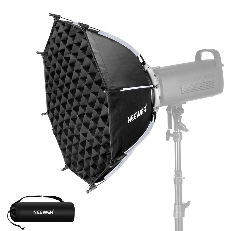 NEEWER - 55cm Softbox Octagonal De Bowens Para Fotografía Estudio Luz