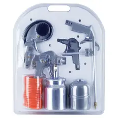 GENERICO - Kit Pistola De Pintar 5 Piezas K-6