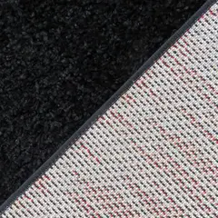 GENERICO - Alfombra Shaggy Lisa 133X180 Cm Negro