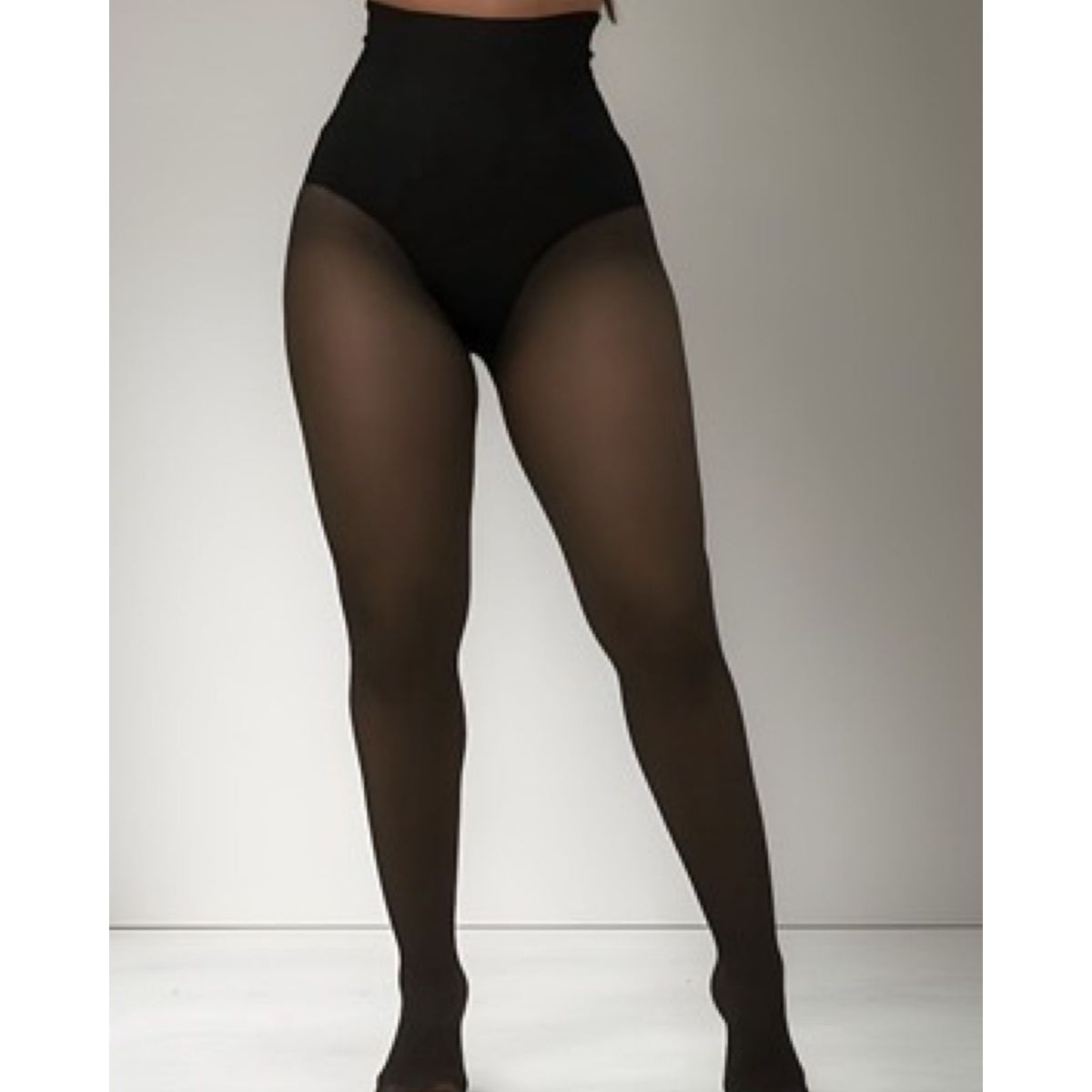 DIANA - PACK DE 4 PANTYS EFECTO PIEL TÉRMICAS CON POLAR INTERIOR TALLE ALTO XS/XL
