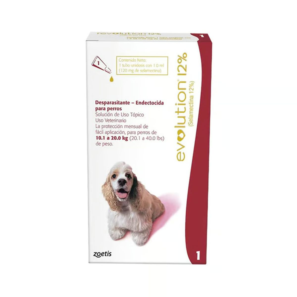 ZOETIS - Revolution Para Perros De 10 A 20 Kg Antiparasitario Zoetis
