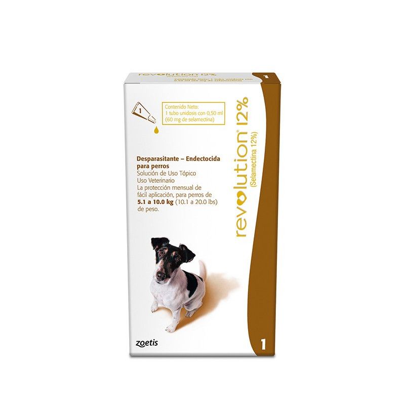 ZOETIS - Revolution Para Perros De 5 A 10 Kg Antiparasitario Zoetis.