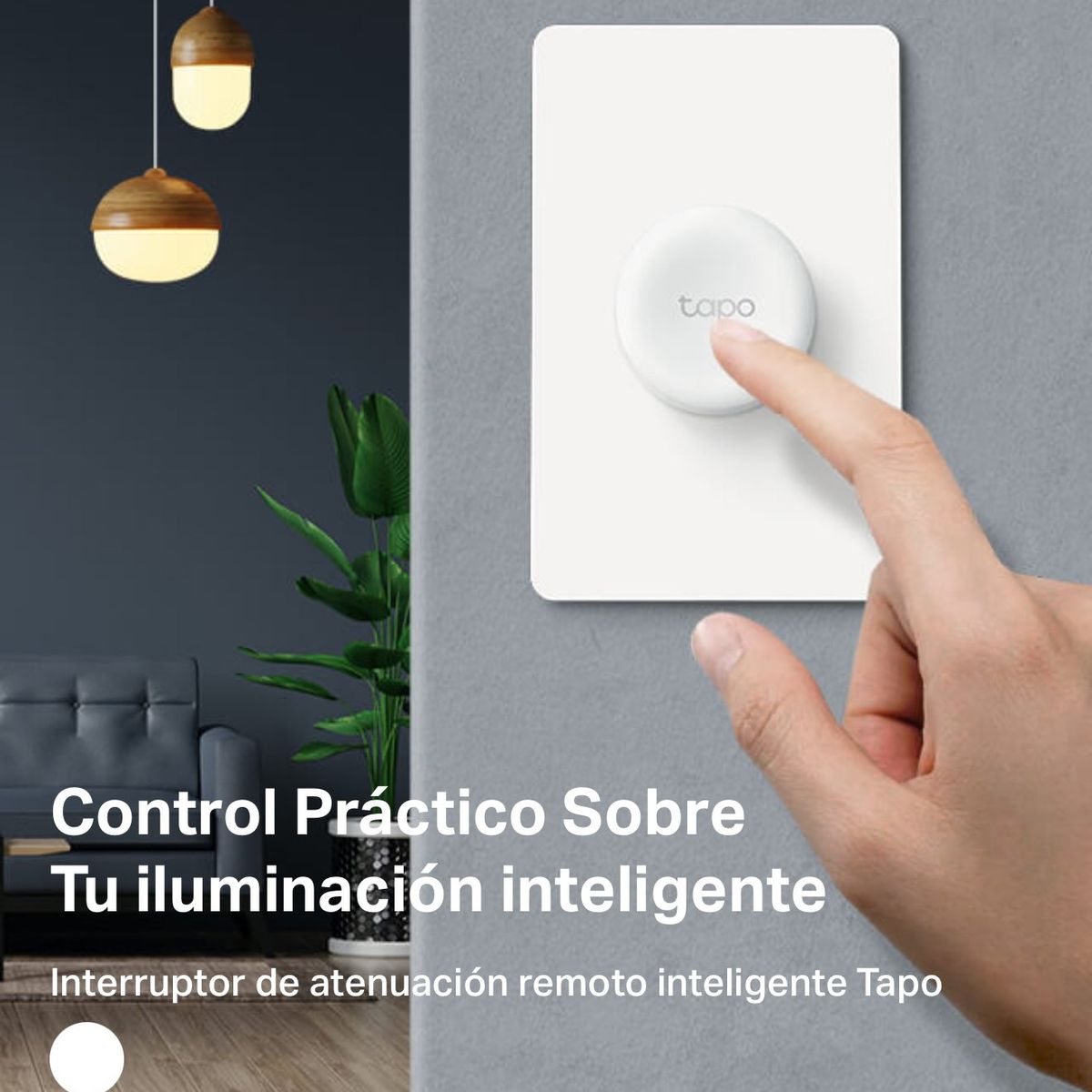 TP LINK - Set 3 Interruptor Dimmer inalambrico Magnetico Tapo Google Alexa