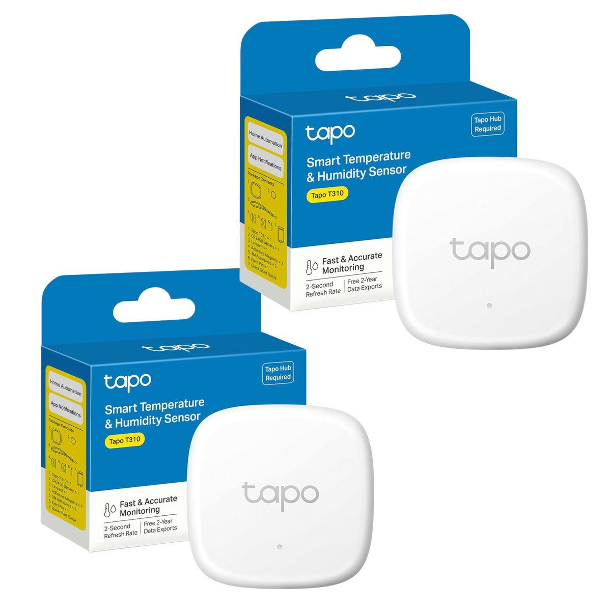TP LINK - Set 2 Sensor De Temperatura & Humedad Tapo T310 Matter Homekit