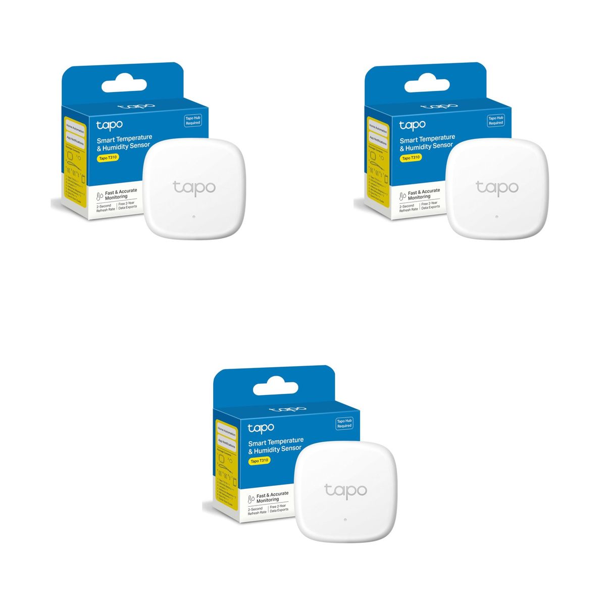 TP LINK - Set 3 Sensor De Temperatura & Humedad Tapo T310 Matter Homekit