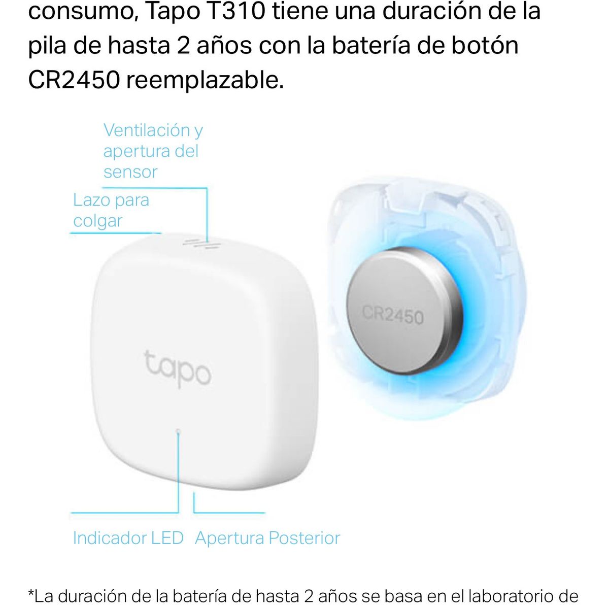 TP LINK - Set 3 Sensor De Temperatura & Humedad Tapo T310 Matter Homekit
