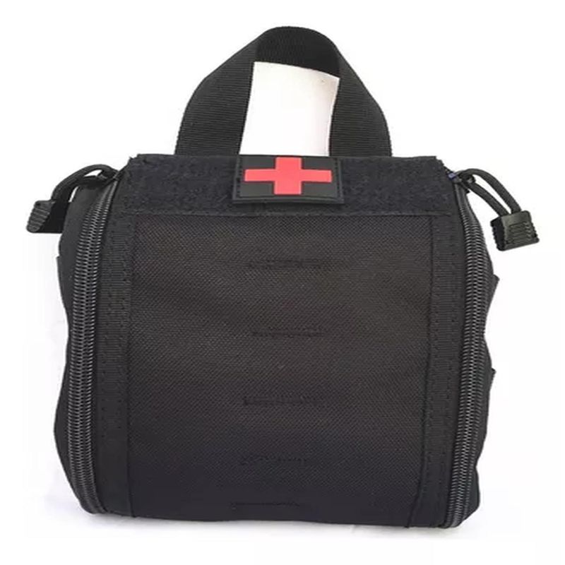 BIGBAMSPACE - Bolso Pouch Primeros Auxilios Apertura Rapida Molle - Negro