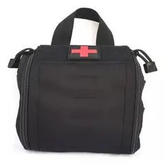 BIGBAMSPACE - Bolso Pouch Primeros Auxilios Apertura Rapida Molle - Negro