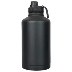 BIGBAMSPACE - Termo De Acero Inoxidable Muy Grande De 64 Oz De Pared Doble - Gris