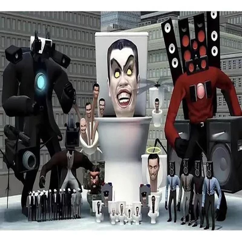 BIGBAMSPACE - Figuras Skibidi Toilet Multiverse Titan Clockman