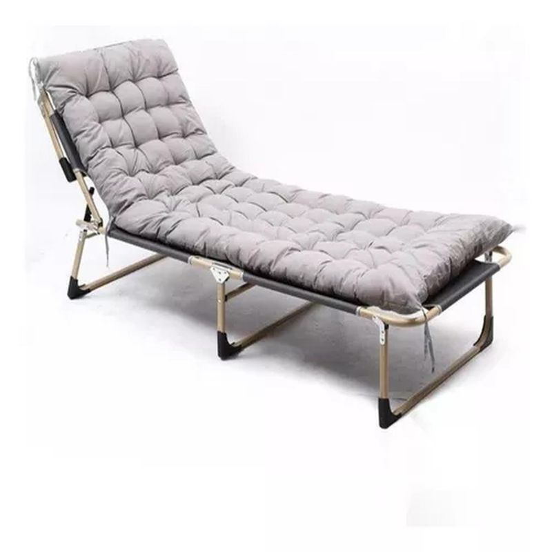 BIGBAMSPACE - Cama Plegable Con Colchon Desmontable Portatil
