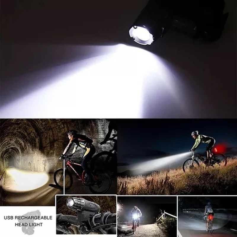BIGBAMSPACE - Luz Frontal Bicicleta Con Anclaje Anti Movimiento Delantera