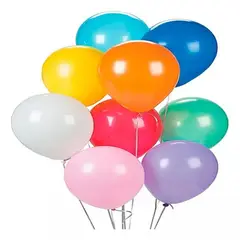 BIGBAMSPACE - Globo Liso 25pcs Color Surtido Celebraciones Glam